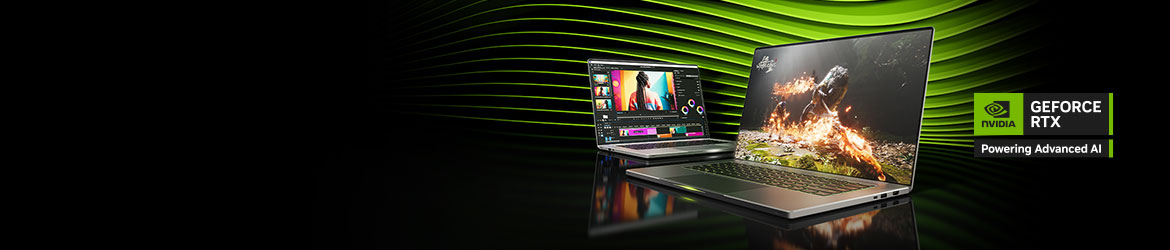 Game Changer Alimentate da NVIDIA Blackwell, le GPU per laptop GeForce RTX™ 50 Series offrono rivoluzionarie capacità a gamer e creatori.