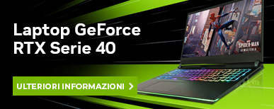 Laptop con GeForce RTX