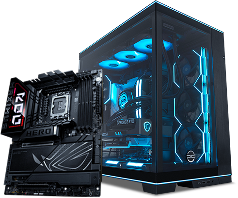 Intel gaming PC and motherboard