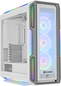 White Gaming PC Case