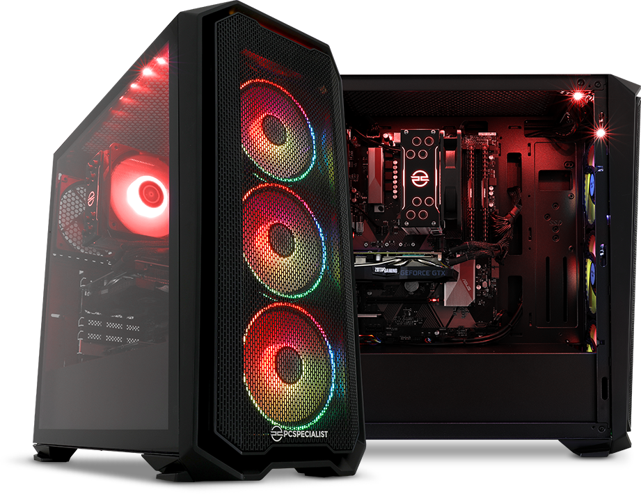 PCSPECIALIST Configura un Windows 10 Gaming PC ad alte prestazioni